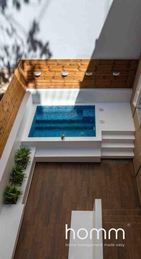 Nemeseos 1St Floor Homm Apartment With Roof Garden And Wading Pool Atenas Exterior foto