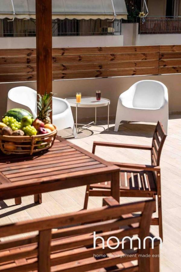 Nemeseos 1St Floor Homm Apartment With Roof Garden And Wading Pool Atenas Exterior foto